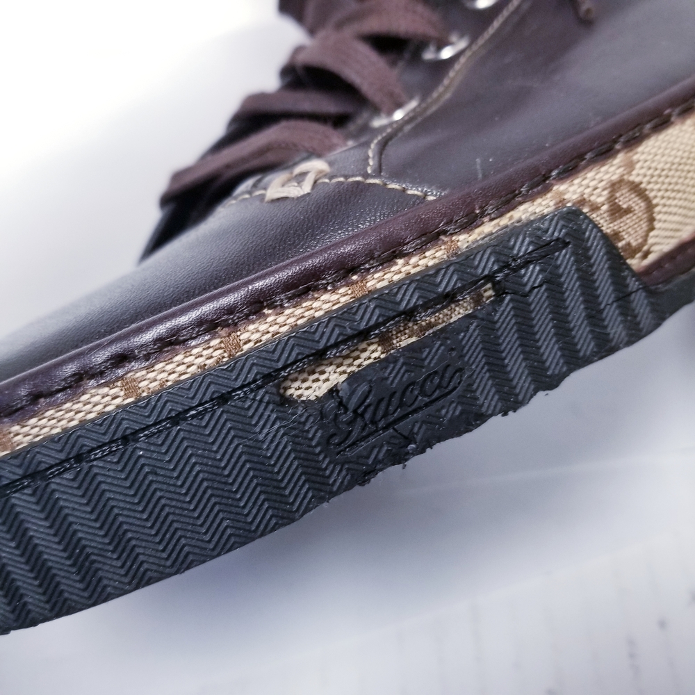 Gucci Black High-Top Sneakers - Picture 3 of 7